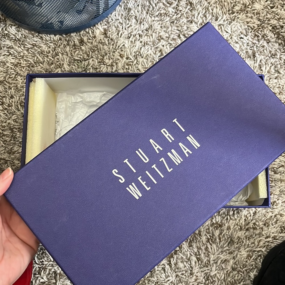 Red Stuart Weitzman Heels Size 7 Stylish Flame An… - image 7